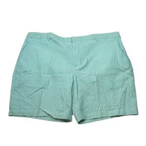 Jos A Bank Cool‎ Cotton Shorts Mens 48 Mint Green Flat Front Casual NEW